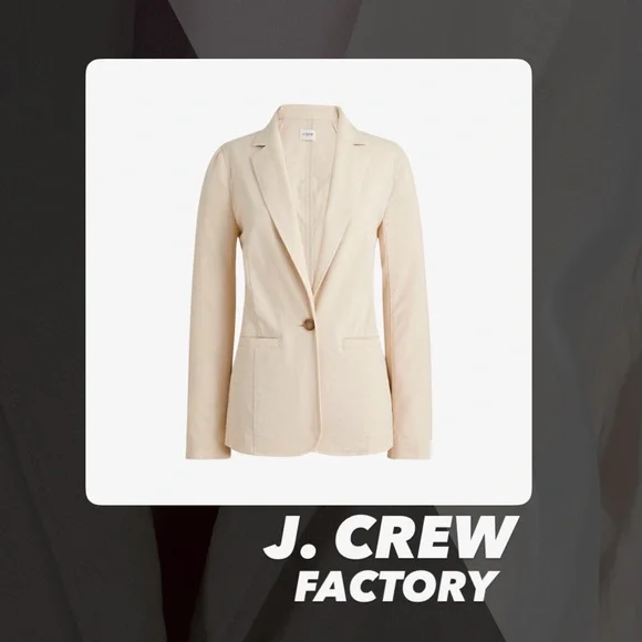 NWT J Crew Factory Deconstructed Blazer - Picture 1 of 11